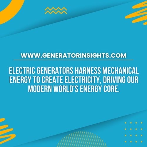 How Does An Electric Generator Work