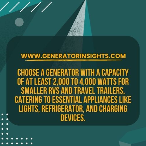 What Size Generator Do I Need For My RV?