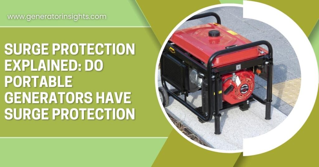 Do Portable Generators Have Surge Protection