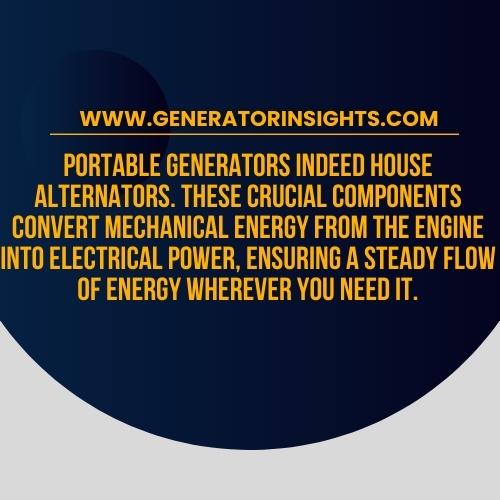 Do Portable Generators Have Alternators