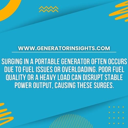 What Causes a Portable Generator to Surge