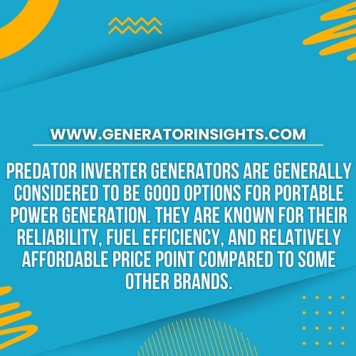 Are Predator Inverter Generators Any Good in 2023? Expert Analysis