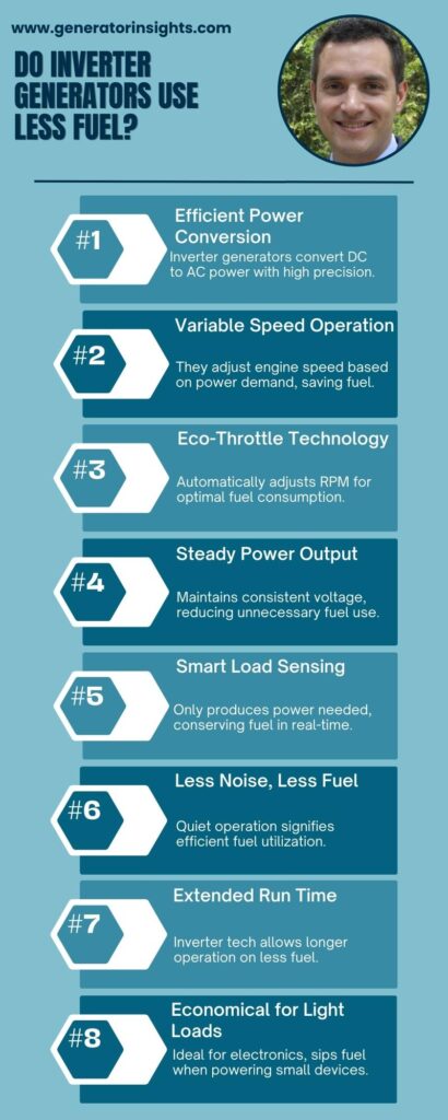 Do Inverter Generators Use Less Fuel