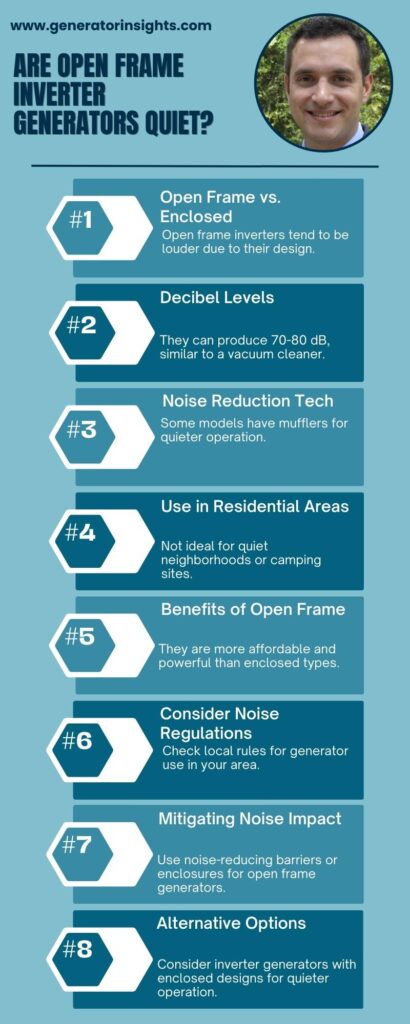 Discover the Truth: Are Open Frame Inverter Generators Quiet