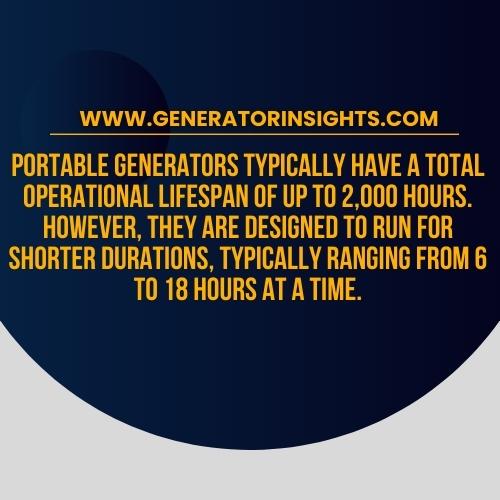 How Many Hours Does a Portable Generator Last