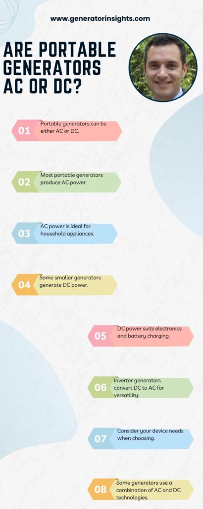 Unveiling the Truth: Are Portable Generators AC or DC