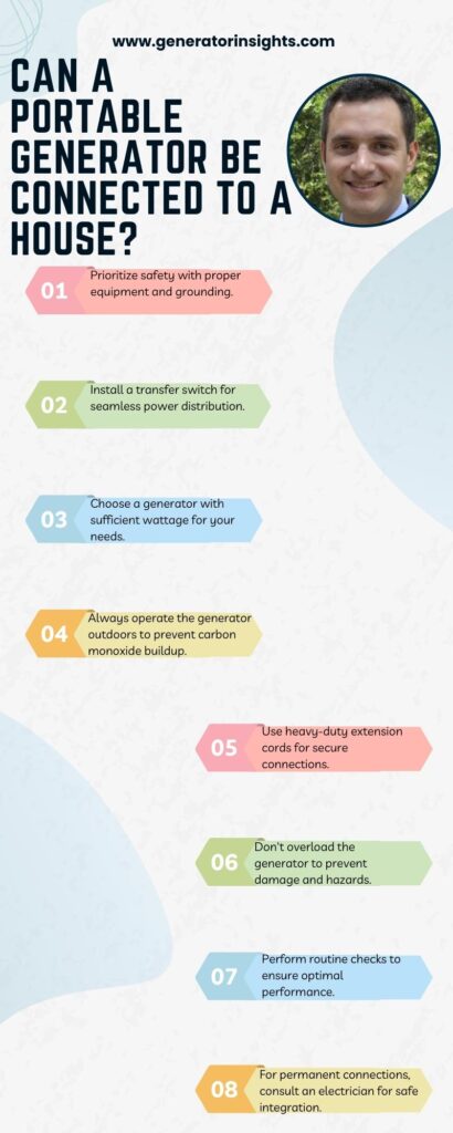 Harnessing Power: Can a Portable Generator Be Connected to a House